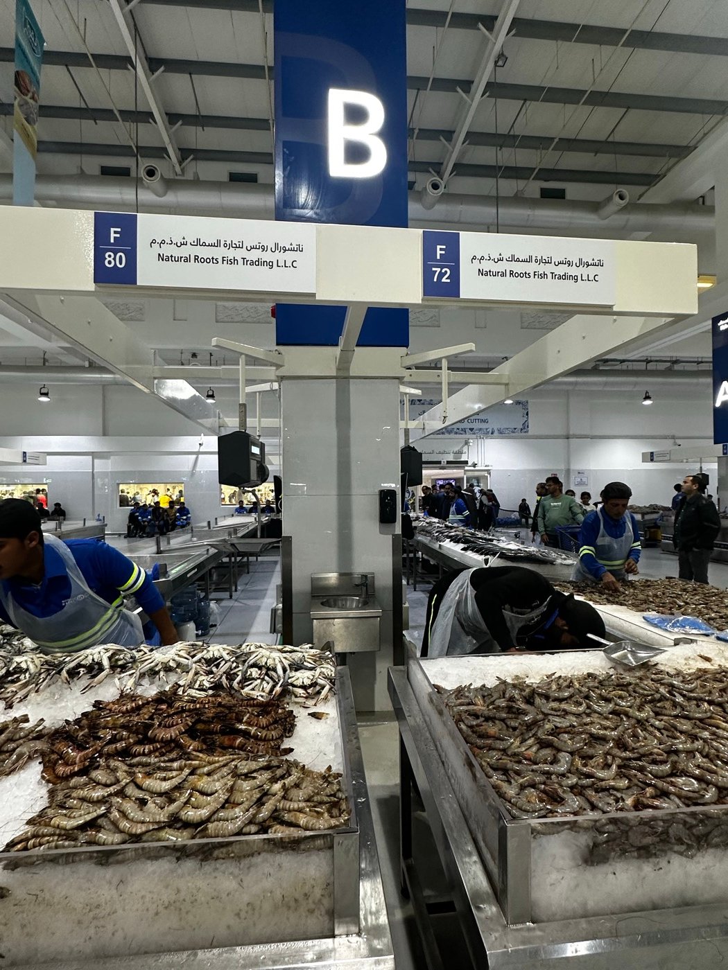 Waterfront Market Dubai seafood outlet display